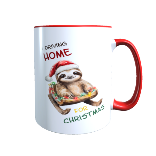 Faultiertasse - Driving Home for Christmas
