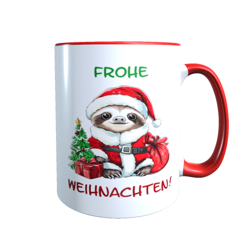 Faultiertasse - Frohe Weihnachten