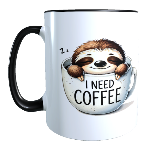 Faultiertasse - I need coffee