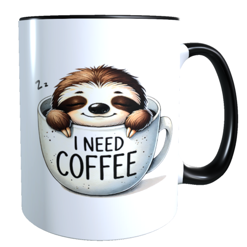 Faultiertasse - I need coffee