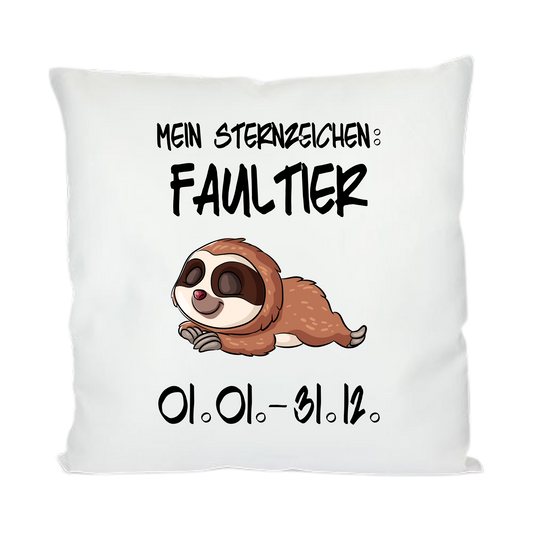 Kissen - Faultier - Sternzeichen Faultier