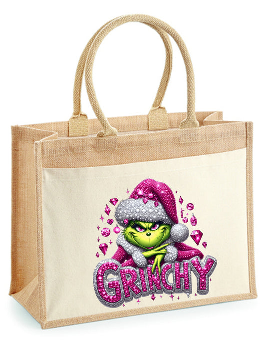 Jutetasche - Grinchy