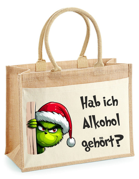 Jutetasche - Hab ich Alkohol gehört?