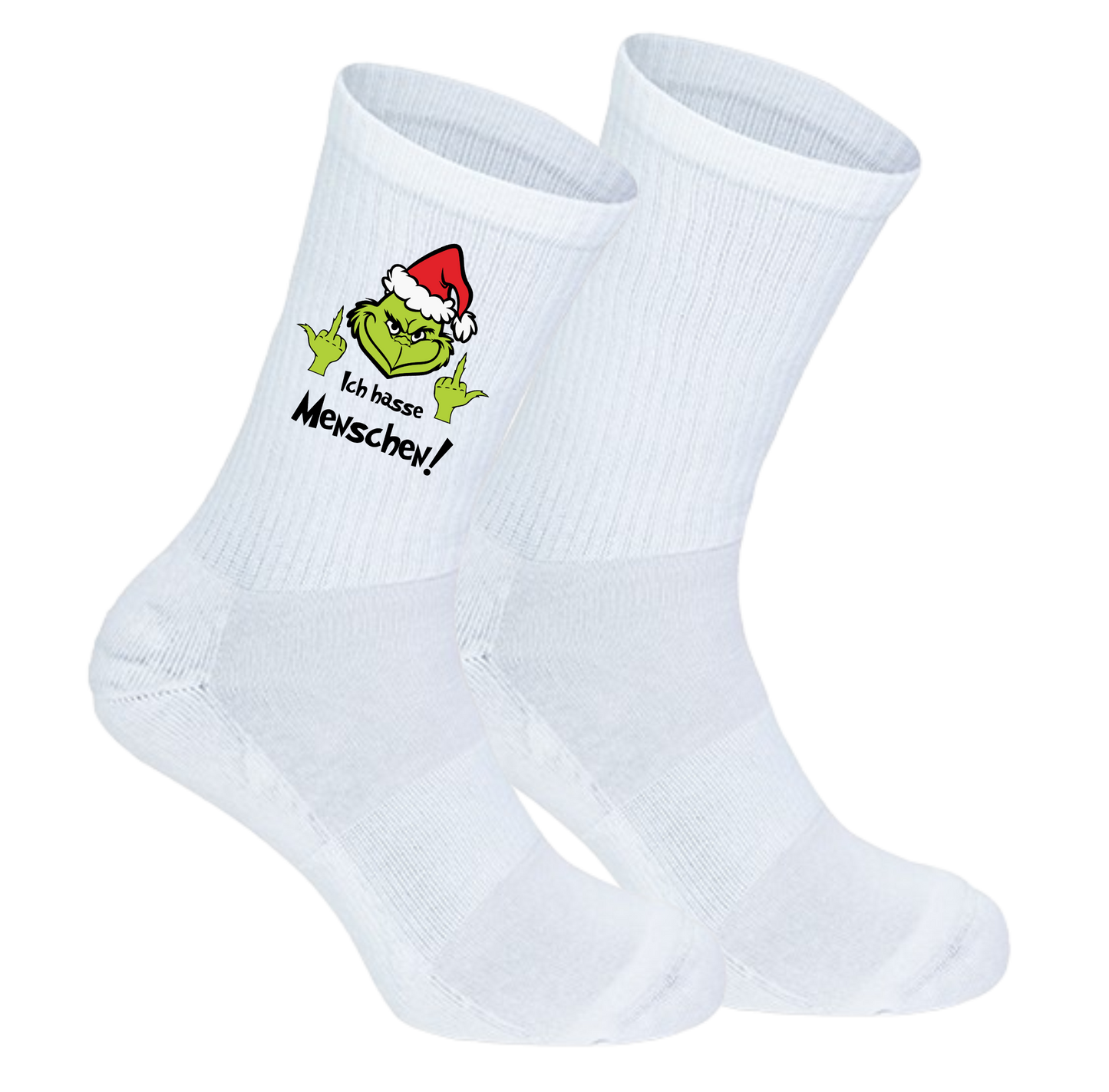 Socken - Grinch - Ich hasse Menschen