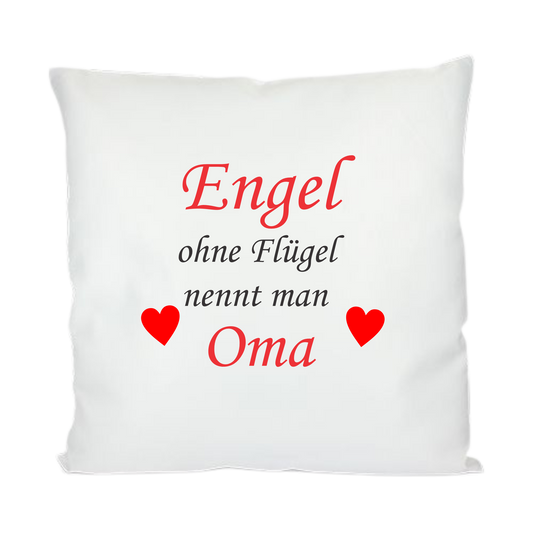 Kissen - Engel ohne Flügel nennt man Oma