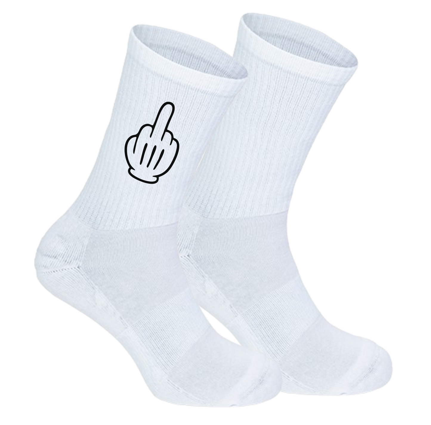 Socken - Spruch - Mittelfinger