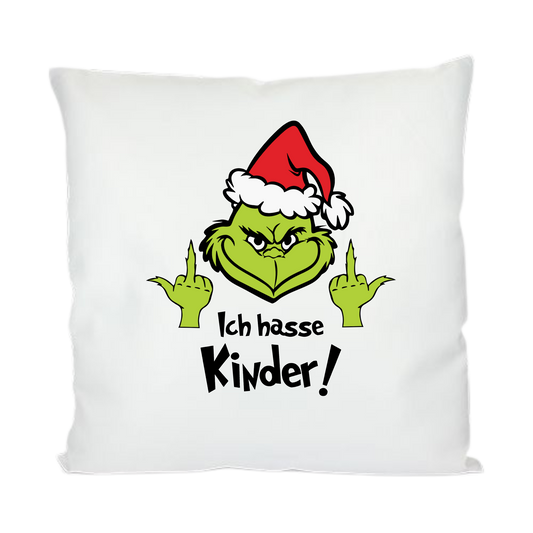 Kissen - Weihnachten - Ich hasse Kinder