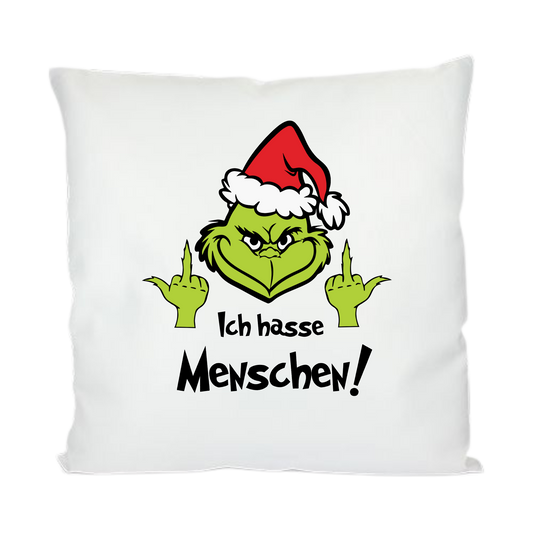 Kissen - Weihnachten - Ich hasse Menschen