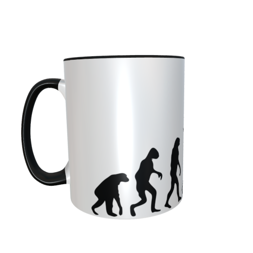 Motivtasse - Evolution Klettern