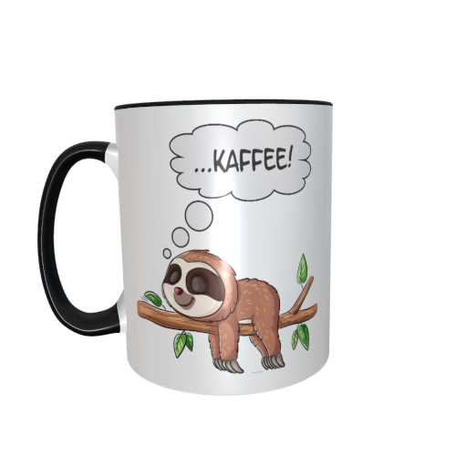 Faultiertasse - Kaffee