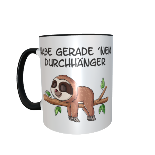 Faultiertasse - Durchhänger