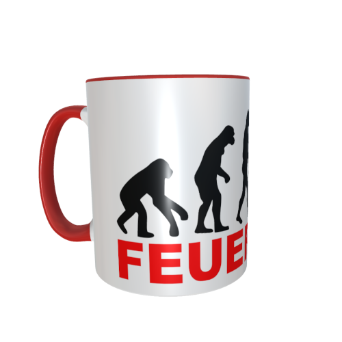 Motivtasse - Evolution Feuerwehr