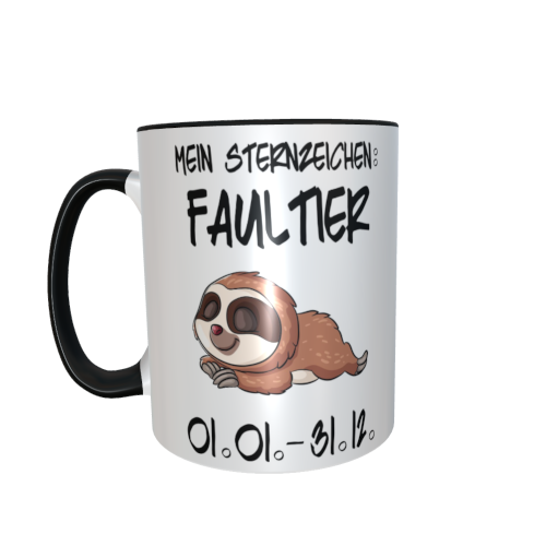 Faultiertasse - Sternzeichen