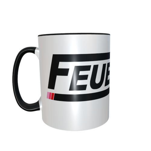 Feuerwehrtasse - Schriftzug mit deiner Stadt