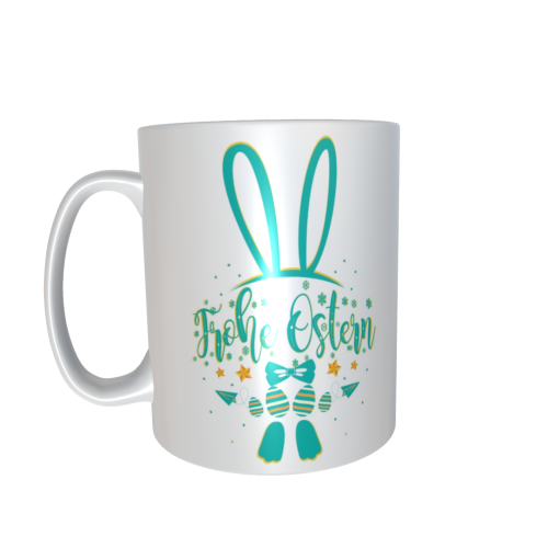 Ostertasse - Frohe Ostern (Häschen)