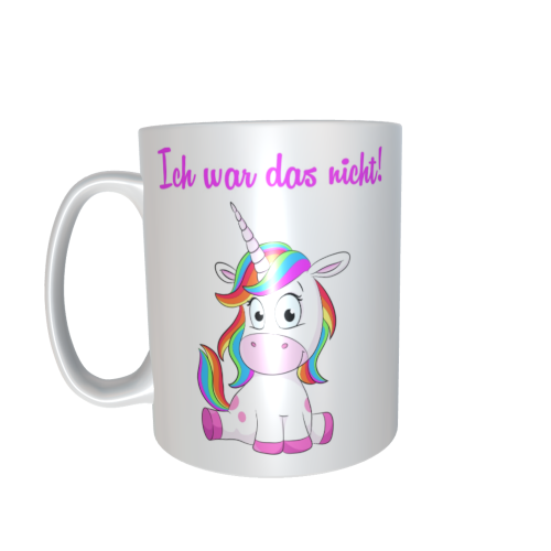 Einhorntasse - Ich war das nicht