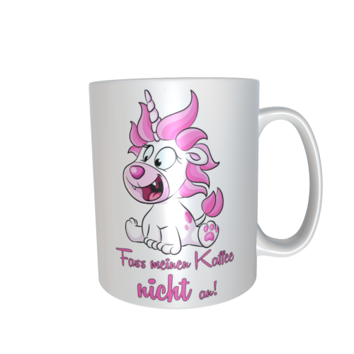 Einhorntasse - Fass meinen Kaffee nicht an