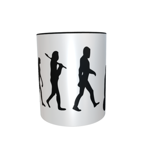 Motivtasse - Evolution Angeln