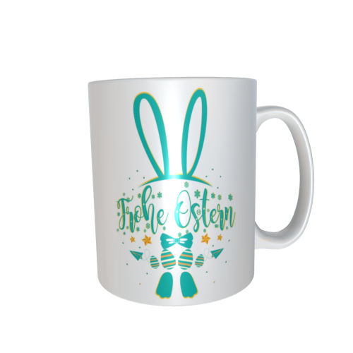 Ostertasse - Frohe Ostern (Häschen)