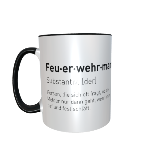 Motivtasse - Feuerwehrmann
