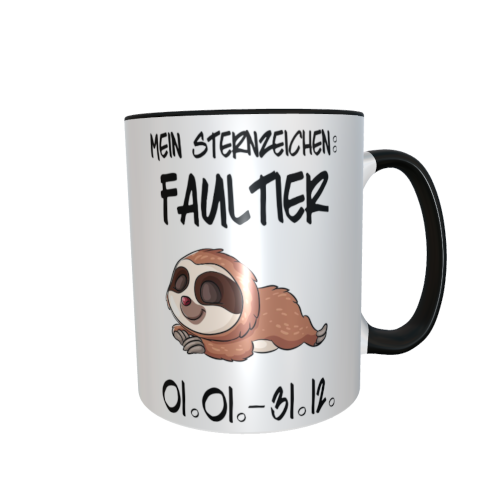 Faultiertasse - Sternzeichen