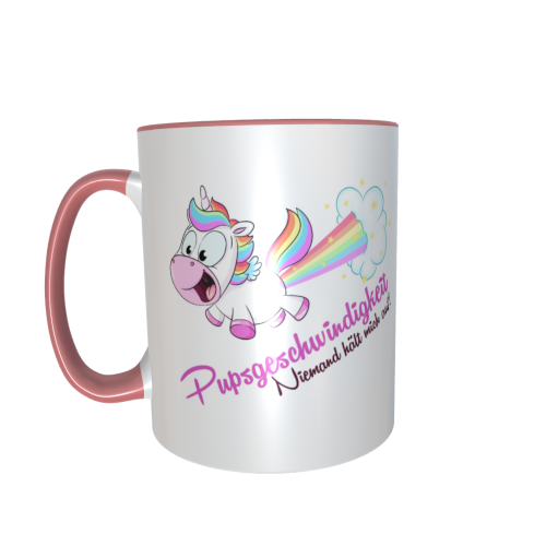 Einhorntasse - Pupsgeschwindigkeit (Niemand hält mich auf!)