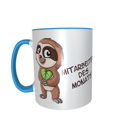Faultiertasse - Mitarbeiter des Monats