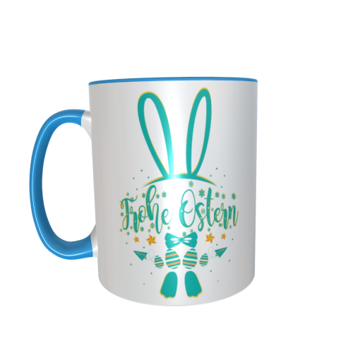 Ostertasse - Frohe Ostern (Häschen)
