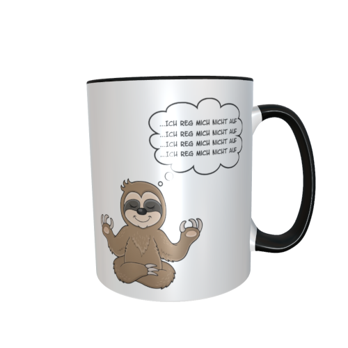 Faultiertasse - Ich reg mich nicht auf