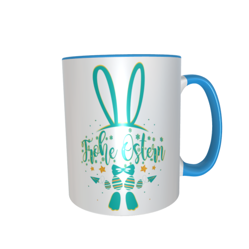 Ostertasse - Frohe Ostern (Häschen)