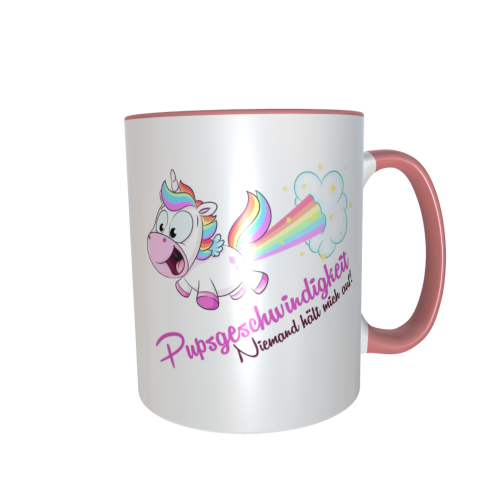Einhorntasse - Pupsgeschwindigkeit (Niemand hält mich auf!)