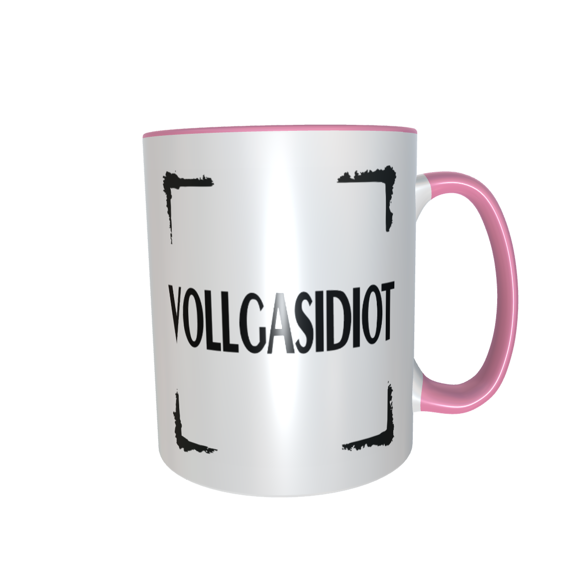 Statement Tasse – Vollgasidiot