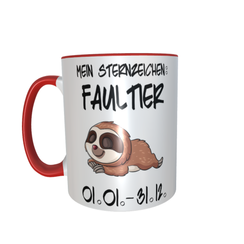 Faultiertasse - Sternzeichen