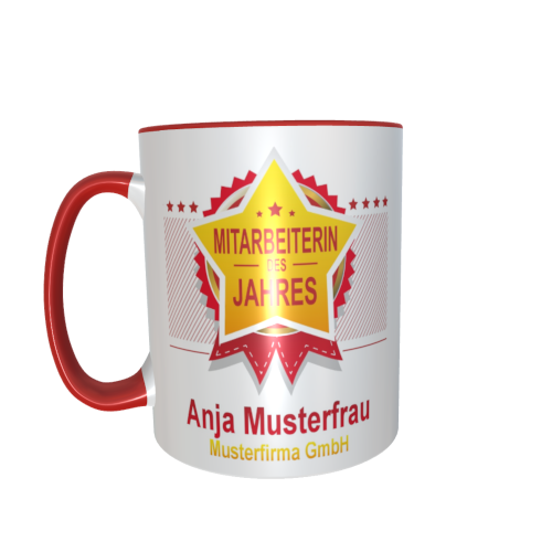Motivtasse - Mitarbeiterin des Jahres