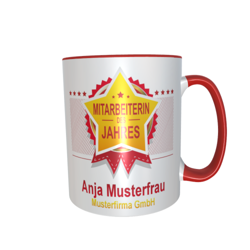Motivtasse - Mitarbeiterin des Jahres