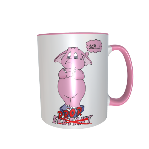 rosa Elefantentasse - Error