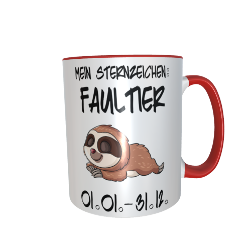 Faultiertasse - Sternzeichen