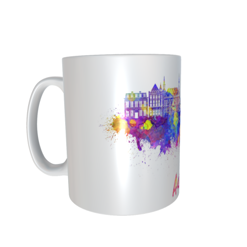 Motivtasse - Skyline Aachen