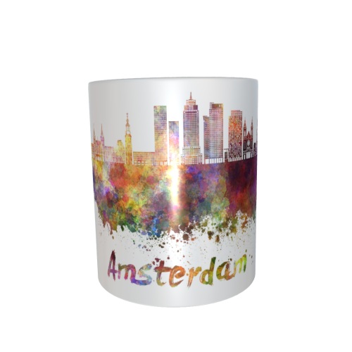 Motivtasse - Skyline Amsterdam