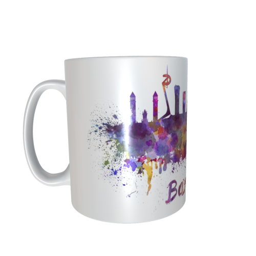 Motivtasse - Skyline Barcelona