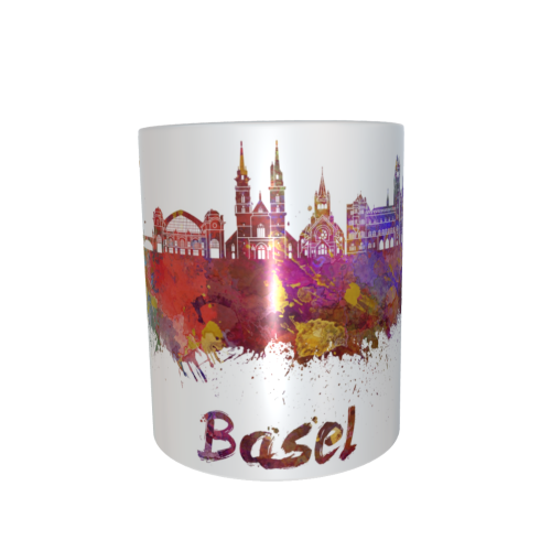 Motivtasse - Skyline Basel