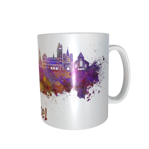 Motivtasse - Skyline Basel