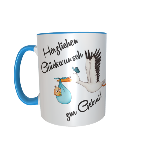 Motivtasse - Herzlichen Glückwunsch zur Geburt