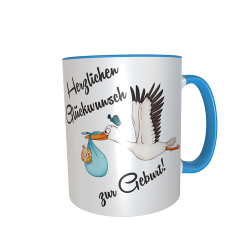 Motivtasse - Herzlichen Glückwunsch zur Geburt