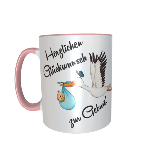 Motivtasse - Herzlichen Glückwunsch zur Geburt