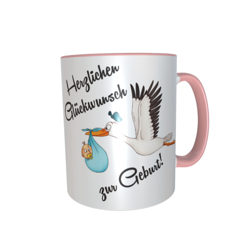 Motivtasse - Herzlichen Glückwunsch zur Geburt