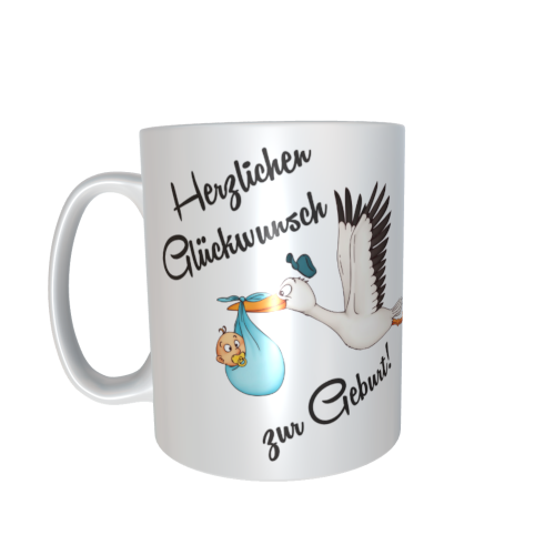 Motivtasse - Herzlichen Glückwunsch zur Geburt