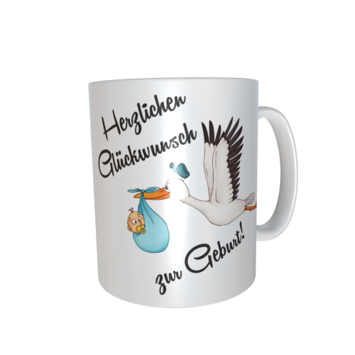 Motivtasse - Herzlichen Glückwunsch zur Geburt