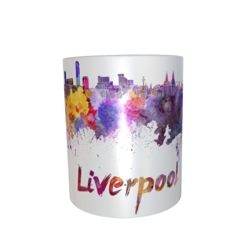 Motivtasse - Skyline Liverpool