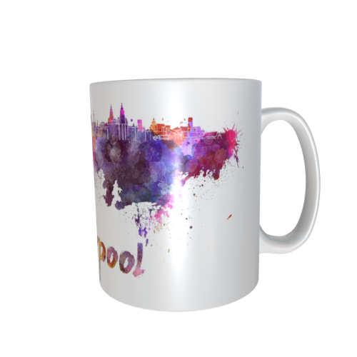 Motivtasse - Skyline Liverpool
